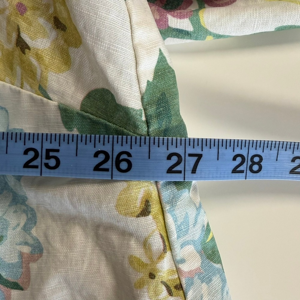 Anthropologie By Anthropologie A+ Mellie Hydrangea Swing Raincoat Blue Floral - Picture 10 of 15